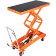 Carucior hidraulic cu platforma 120x 60 cm, Vevor max 800 kg, Inaltime ridicare 500 – 1500 mm