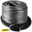 Franghie sintetica pentru troliu, Vevor max 9300 kg, Lungime 28.95 m, Structura 12 fire