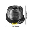 Franghie sintetica pentru troliu, Vevor max 9300 kg, Lungime 28.95 m, Structura 12 fire