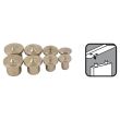 Set 8 punctatoare pentru dibluri lemn, Strend Pro DP-093, otel, 2-12mm