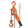 Palan manual cu parghie si lant Vevor 750 kg, Clichet, Inaltime de ridicare 2.8 m, Forta tragere 140 N