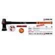 Topor pentru lemne Strend Pro Premium Everest LSA 3500 g, multi-neck, lungime 900 mm, coada fibra de sticla