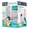 Blender automatic smoothie, putere 300W, 1 viteza, cutite inox, 2 recipiente
