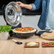 Cuptor electric pentru Pizza cu diametru de 320 mm, 1200 W, 1 x Etaj, Temperatura reglabila 80-400 ° C, Timp reglabil