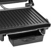 Grill electric Teesa 1500 W, suprafata striata 243 x 168 mm, Tava de colectare detasabila