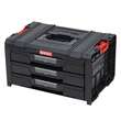 Cutie organizator cu 3 sertare Qbrick System Pro Drawer Toolbox Expert, 450x320x240 mm