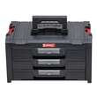 Cutie organizator cu 3 sertare Qbrick System Pro Drawer Toolbox Expert, 450x320x240 mm
