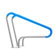 Set 2 x Balustrada aluminiu pentru piscina, 1220 x 905 x 100 mm, Capacitate 2x120 kg, protectie UV, accesorii montaj incluse