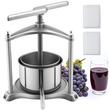 Presa manuala pentru struguri/fructe moi, Inox, Volum 3 l