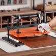 Dispozitiv manual de taiat si embosat piele, 360 ​​x 260 mm, Presiune 1.5 Tone, Cursa 12 mm, Arbore dublu de ghidare