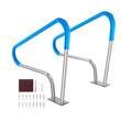 Set 2 x Balustrada aluminiu pentru piscina, 1220 x 905 x 100 mm, Capacitate 2x120 kg, protectie UV, accesorii montaj incluse