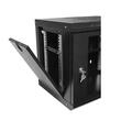 Rack metalic de podea 19'', 9U, usa din sticla, 500x400 mm