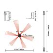Kit de curatare cos fum, Lungime 8 m, Perie flexibila, Atasabil la bormasina electrica