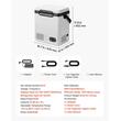 Cutie frigorifica cu compresor, 12V/24V DC 100-240V AC, Capacitate 12 l, -20℃ până la 20℃