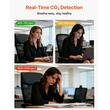 Senzor Dioxid de carbon, cablu 4.57 m, baterie 1000 mAh, Afisaj umiditate relativa 0% - 95% RH, Afisaj temperature -10 pana la 50 °C