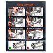Masina profesionala de tocat carne, Inox, 1100 W, motor fara perii, Capacitate 9.5 kg/min, 2 x site, accesoriu carnati