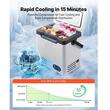 Cutie frigorifica cu compresor, 12V/24V DC 100-240V AC, Capacitate 12 l, -20℃ până la 20℃