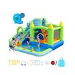 Spatiu joaca multifunctional, Casuta cu topogan cu apa, max 160 kg, Gonflabil, 3440 x 3740 x 2130 mm, minge