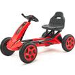 Kart cu pedale, Cadru metalic, Scaun reglabil, max 30 kg, Claxon, Rosu, 850 x 460 x 500 mm