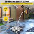 Curatator pavaje pentru masina de spalat cu presiune, Inox, 55-275 Bar, 7.5-32 l/min, Diametru 51 cm, 2 duze