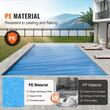 Prelata solara dreptunghiulara pentru piscine, 10.97 × 5.49 m, protectie UV, Albastra, personalizabila