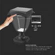 Lampa solara, 2 W, Exterior IP65, Negru, 110 lm, Lumina calda