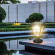 Lampa solara, 2 W, Exterior IP65, Negru, 110 lm, Lumina calda