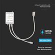 Controller banda led RGB si Alb, 12/24V, 120/240W, Telecomanda 26 butoane