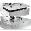 Friteuza dubla electrica Vevor Inox, 2 x 2500 W, capacitate ulei 2 x 6 l, dimensiune 560 x 430 x 310 mm