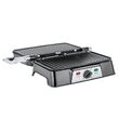 Gratar electric Inox 1500 W, Placi detasabile, Senzor automat pentru gatit, termostat cu buton de reglare