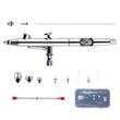 Pistol aerograf, 2 duze 0.3/0.5 mm, Inox alimentar