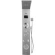 Panou dus hidromasaj, Vevor Inox, 6 functii, Led, 20x6.6x122 cm