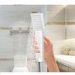 Panou dus hidromasaj, Vevor Inox, 6 functii, Led, 20x6.6x122 cm