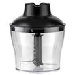 Blender de mana Grey 4 IN 1, putere 1200W, 2 viteze, cutite inox