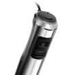 Blender de mana Grey 4 IN 1, putere 1200W, 2 viteze, cutite inox