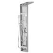 Panou dus hidromasaj, Vevor Inox Argintiu, 5 functii, Led, 122x6.6x20cm