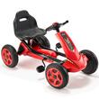 Kart cu pedale, Cadru metalic, Scaun reglabil, max 30 kg, Claxon, Rosu, 850 x 460 x 500 mm