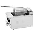 Friteuza profesionala Inox, 3000 W, Capacitate 5.9 l, dimensiune 535x295x330 mm, 80°C - 200°C