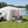 Cort camping pentru SUV, 5-9 persoane, 3 sezoane, 3.96 x 3.05 m, PU2000 mm, geamuri ventilate