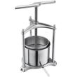 Presa manuala pentru struguri/fructe moi, Inox, Volum 6 l