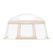 Pavilion Igloo 4.5 x 4.5 x 2.4 m, pereti transparenti detasabili, PVC, portabil, 13 kg, 12-15 persoane