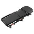 Pat/Scaun pliabil pentru atelier, 2 in 1, max 205 kg, 6 x roti, 1020 x 415 x 150 mm, Negru