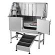 Cada pentru animale de companie All-in-One, Inox, Accesorii complete dus, baterie, Rampa, max 150 kg, 1270x1510x580 mm, deschidere usa pe dreapta