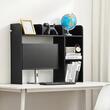 Raft multifunctional pentru birou, 2 etaje, 94.5 x 24.1 x 73.4 cm, Negru