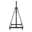 Macara portabila cu carucior manual, chingi, max 2300 kg, Inaltime reglabila 2550-3750 mm