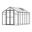 Sera de gradina structura Aluminiu, placi policarbonat 236 x 346 x 207 cm, protectie UV si rezistenta la impact, 2 x ferestre, 2 x usi