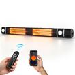 Incalzitor cu infrarosu, 3000 W, 3 x trepte caldura, Aluminiu, telecomanda, IP55, Aplicatie Wi-Fi telefon