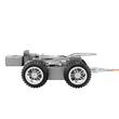 Robot de inspectie a tevilor de canalizare, Telecomanda wireless, IP68, Lungime cablu 60 m, Tractiune 4x4, HD, 8 x Led, 3 viteze, Aluminiu, 1 x Tableta
