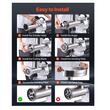 Masina profesionala de tocat carne, Inox, 1100 W, motor fara perii, Capacitate 9.5 kg/min, 2 x site, accesoriu carnati, 2 x lame