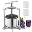 Presa manuala pentru struguri/fructe moi, Inox, Volum 6 l